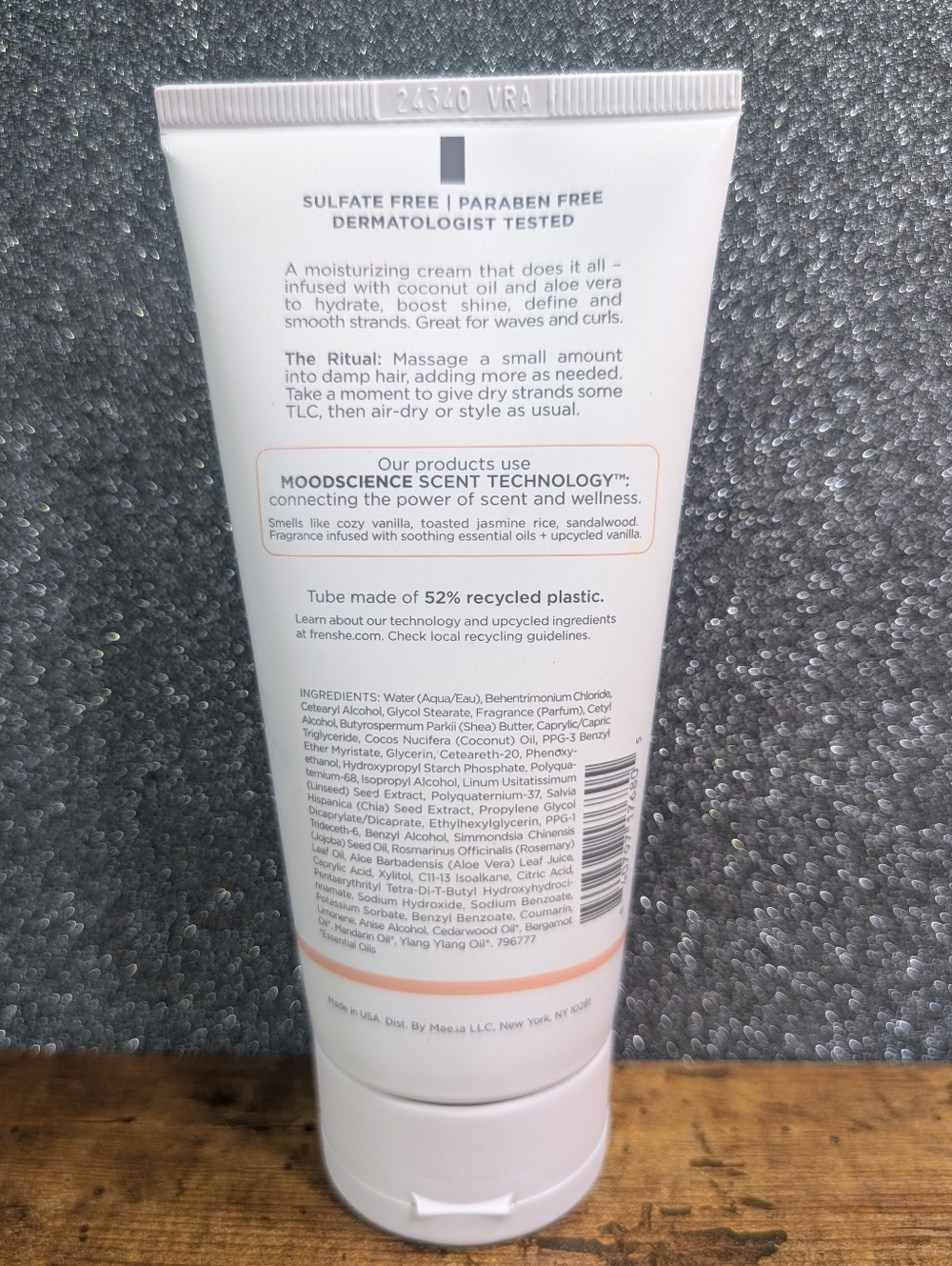 Being Frenshe Hair Wellness All In One Hair Cream Cashmere Vanilla 6 fl Oz - Picture 2 of 3